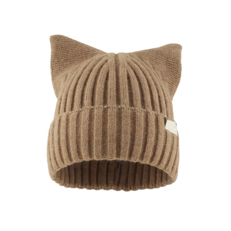 

Pullover Soft Ear Hat Warm Headwear for Women Winter Cycling Climbing Skiing Pullover Ear Hat Thick Lining хакі