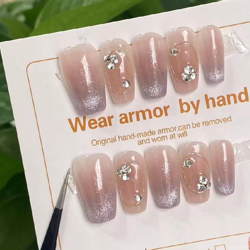 

Moonlight Star River Nail Cat Eye Nail Phototherapy Nail Removable Whitening XS