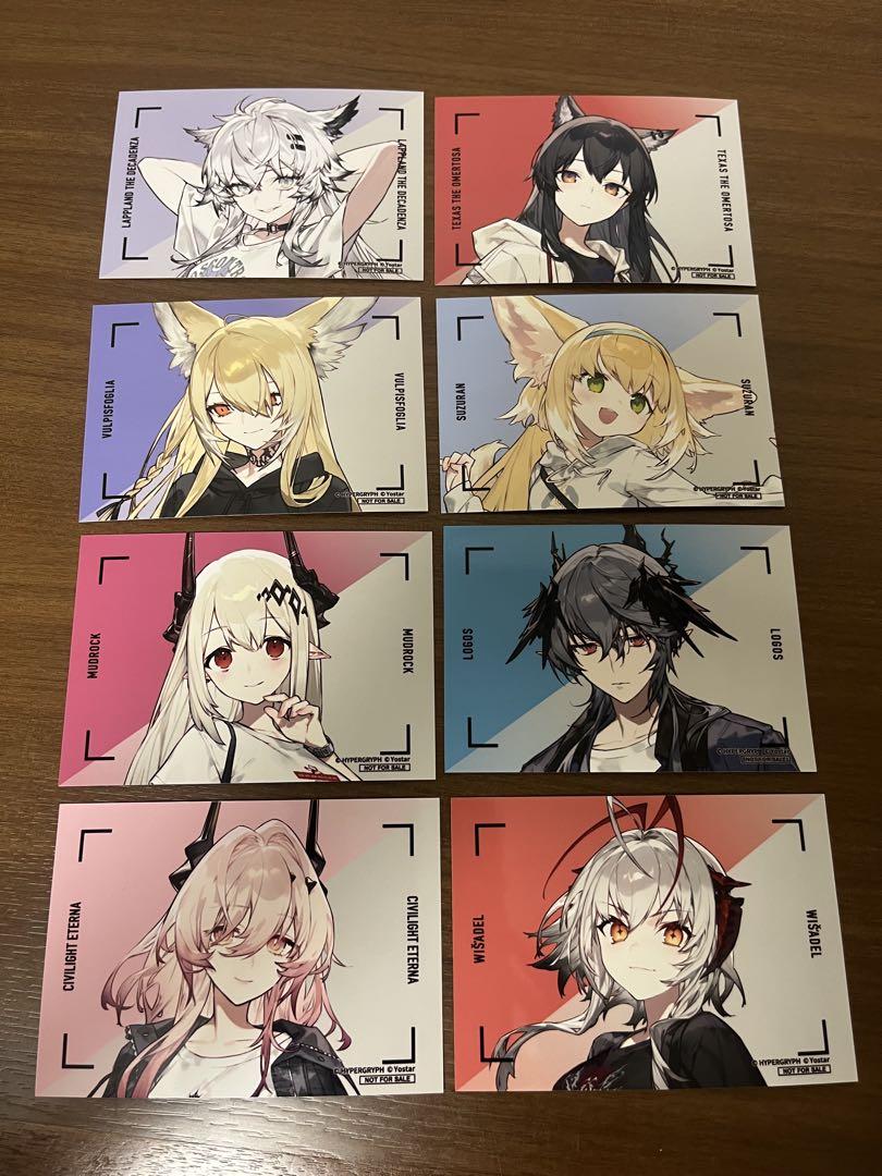 

[USED] Arknights POP UP Marui Bonus Bromide 8-Piece Complete Set