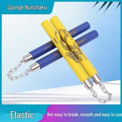 PVC Spons Nunchucks voor Beginners - Meerkleurige Taekwondo Krijgskunst Trainingsstokken