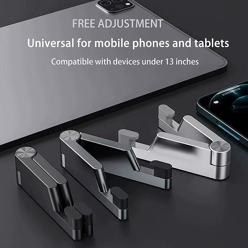 Universal Aluminum Mobile Phone Holder Portable Foldable Desk Mount For Iphone Ipad E-Reader Tablet Support Phone Bracket Stand