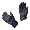 Motor Sport Leather Gloves YL4003 Size (Yamaha) Black/Yamaha Blue, L, Q5F-RST-Y11-00L