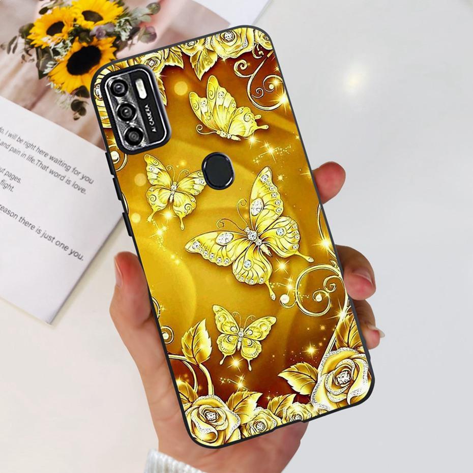 Lovely Case For ZTE Blade A7s 2020 / Optus X Pro / Telstra Evoke Plus 2 Black Silicon Soft Cases Cover For Zte A7s (2020) A7020