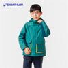 Decathlon KIDD Kids' Thickened Warm Outdoor Top, Pine Green