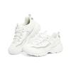 Skechers I-Conik Fabric Leather Oreo Low-Top Dad Shoes Women Sneakers White 8730065-WHT