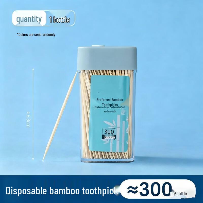 Zebian Double-Ended Bamboo Toothpicks