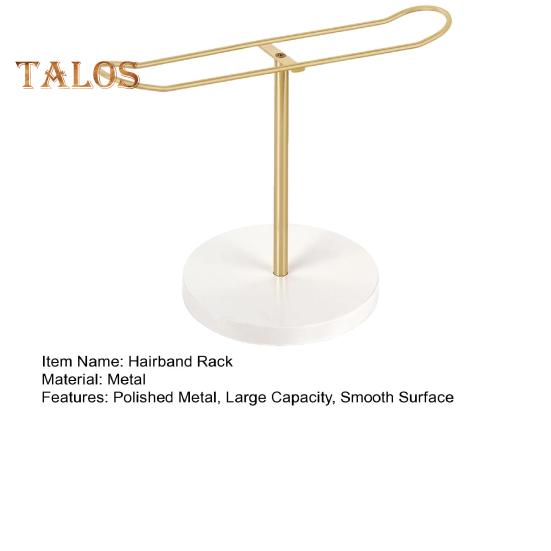 Hairband Storage Rack Polished Metal Smooth Surface Large Capacity Hairband Display Stand Necklace Bracelet Watch Organizer