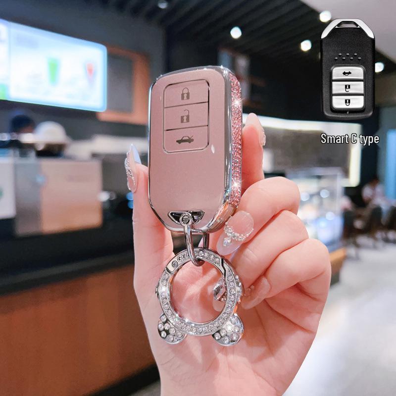 Key Cover for 10th Gen Civic, Accord, Avancier, XR-V, CRV, Vezel, Breeze & Lingpai