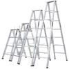 Thickened Carbon Steel A-Frame Folding Ladder - 4 To 5-Step Multi-Functional Indoor Ladder.