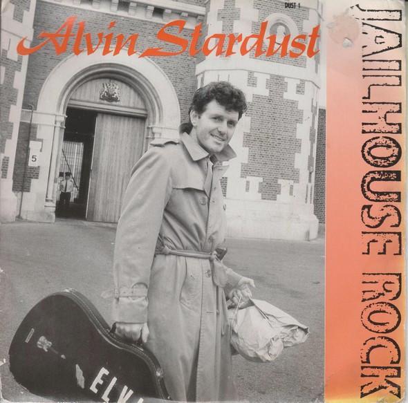 

7inch Record ALVIN STARDUST - Jailhouse Rock DUST1 Magnet 1986 UK Rock Used
