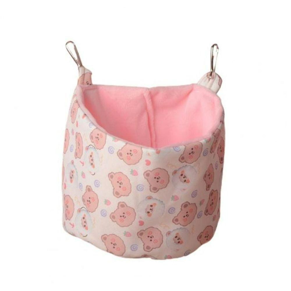 Hang Hamster Hammock Plush Small Pet Nest Creative Guinea Pig Sleeping Bag  Bunny