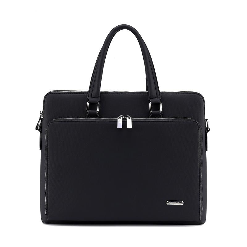 

TS JYL laptop bag,Custom Men Handbag Free Logo Foreign Trade Meeting Double Zip Laptop OneSize