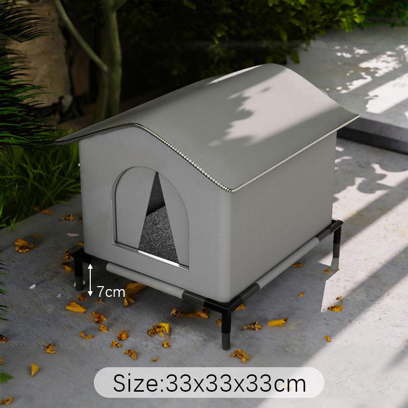 Indoor /Outdoor Waterproof Warm Cat Dog House, Winter Outdoor Stray Pet Cave Bed, Foldable Small Dog Puppy Sleeping Bag