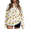 Women's Colorblock Sweatshirt Long Sleeve Round Neck Casual Comfortable Loose Lightweight Women's Sweatshirt