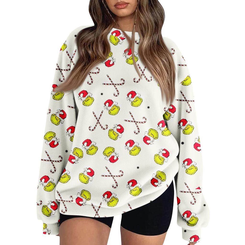 Women's Colorblock Sweatshirt Long Sleeve Round Neck Casual Comfortable Loose Lightweight Women's Sweatshirt