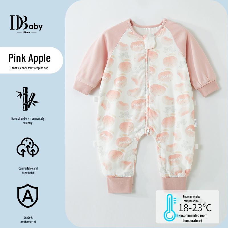 

IDBABY Bamboo Fiber Kick-Proof Baby Sleeping Bag for All Seasons - Split-Leg Design for Spring, Summer, and Autumn. S