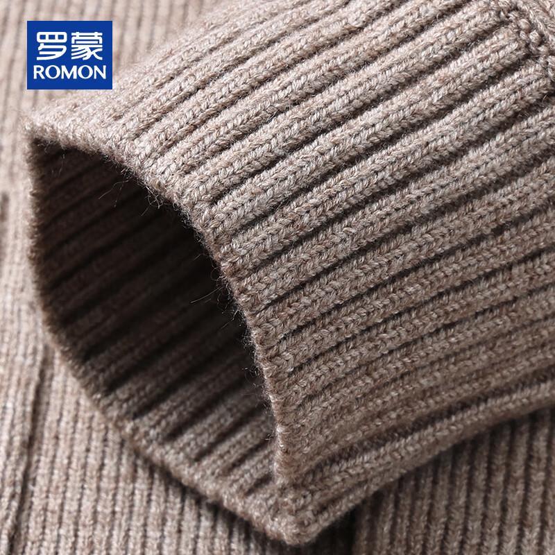 ROMON Men's Luxury Cashmere Blend Knit Cardigan