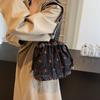 Women's Crossbody Bag Cherry Embroidery Shoulder Bag Commuter Small Tote Bag
