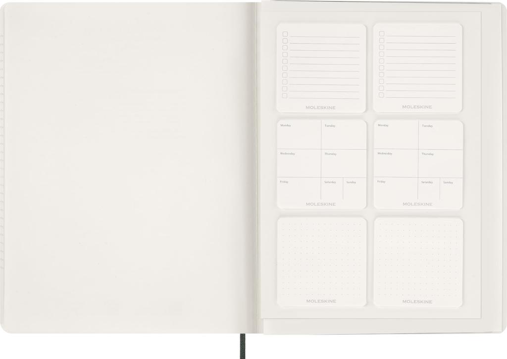 Moleskine 2026 Essential Weekly Starting In XXL Size X Myrtle DSESNK1512WN7Y26 Diary, 12-Month Planner, January, Vertical, (22cm 28cm), Green,