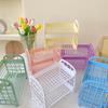 Ins Desktop Opvouwbaar Make-up Opbergrek Plank Cosmetica Opberg Afwerking Slaapkamer Badkamer Kawaii Dubbellaags Opbergrek