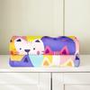Colorful Cat Pattern Throw Blanket Cute Cartoon Design for Living Room Sofa Decor KidsRoomStyle Gift for Her 150x100