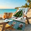 Christmas Beach Towel Soft Durable Quick-Dry Comfortable Lightweight Suitable for Sports, Travel, Swimming, Yoga, Bathroom, Beach, And Pool