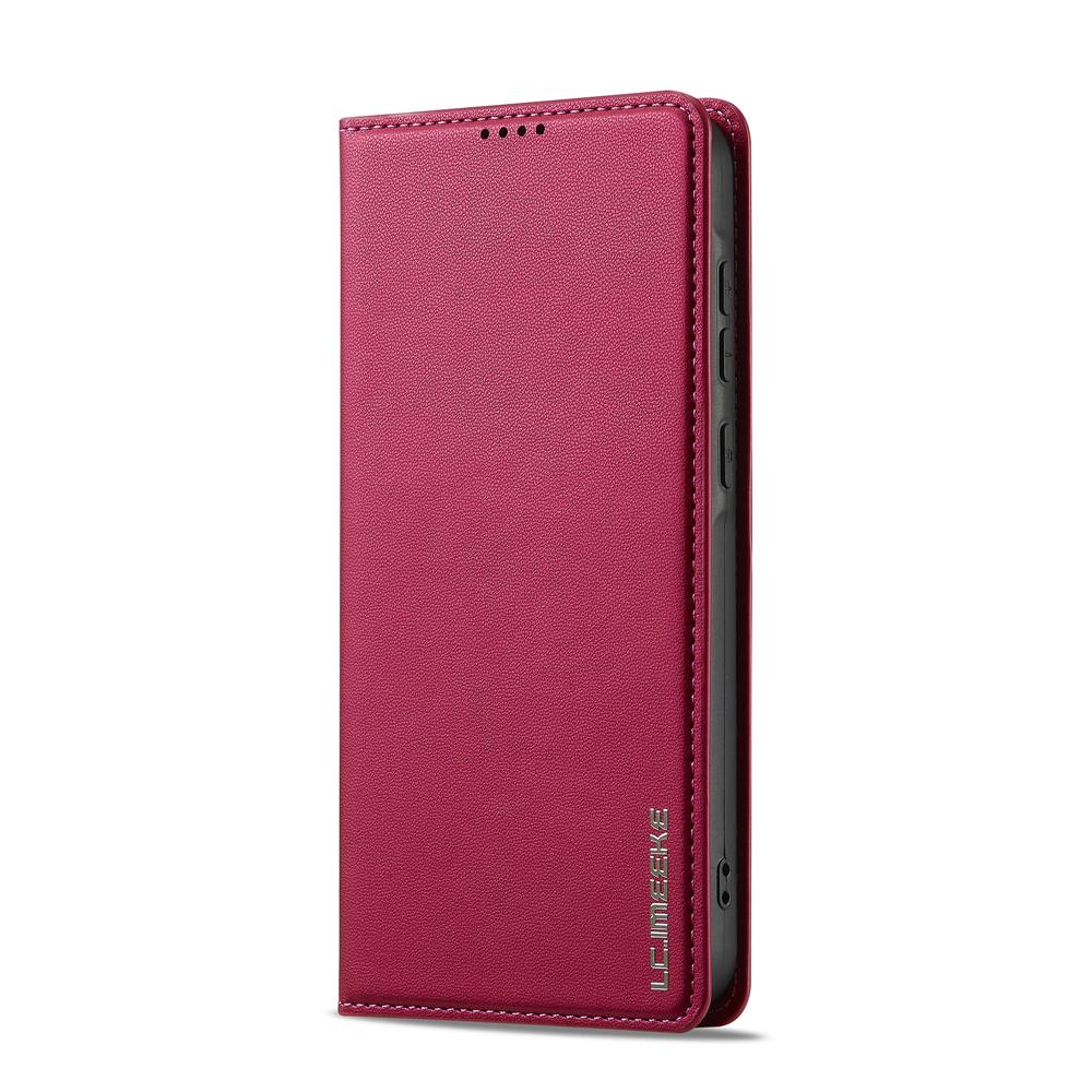 Xiaomi Redmi Note 14 Pro Plus 5G uchun magnit hamyonli flip chexol, teri kartalar uchun joyli mobil telefonni himoya qilish chexoli qopqog'i