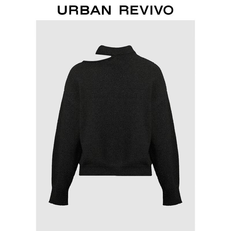 UR Women's Cropped Knit Top with Cut-Out Shoulder