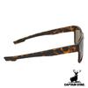 CAPTAIN STAG Sonnenbrille mit Kunststoff-Herrenetui, Gestell, Braun, CS-009-2-EH-72
