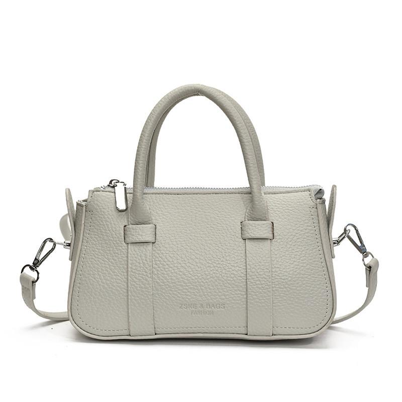 

Цвет Однотонный ПУ Маленькая Сумка Кроссбоди Женская Внутренний Карман Застежка-молния Верх Дорожные Сумки