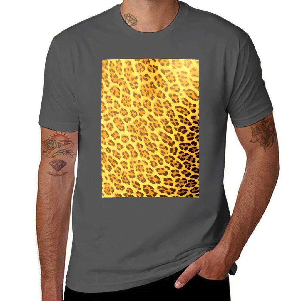 Leopard spots pattern v TShirt Ultra Soft Breathable Tee Top