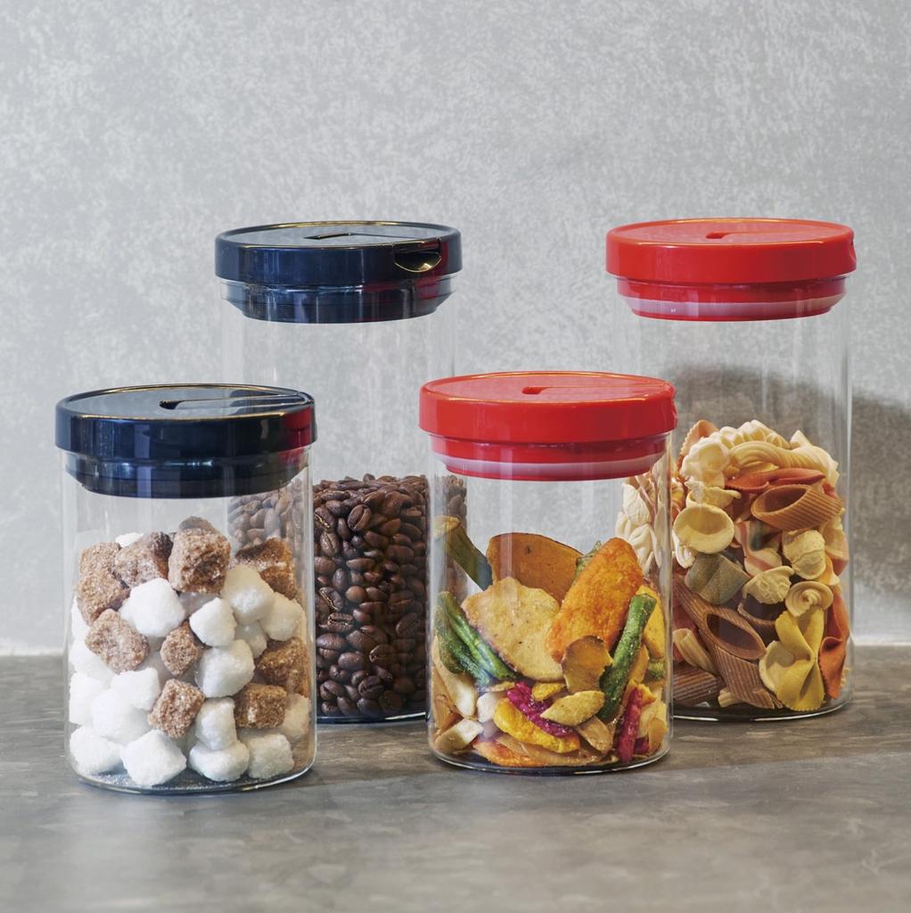 HARIO Coffee Canister, Large, Black, MCN-300B