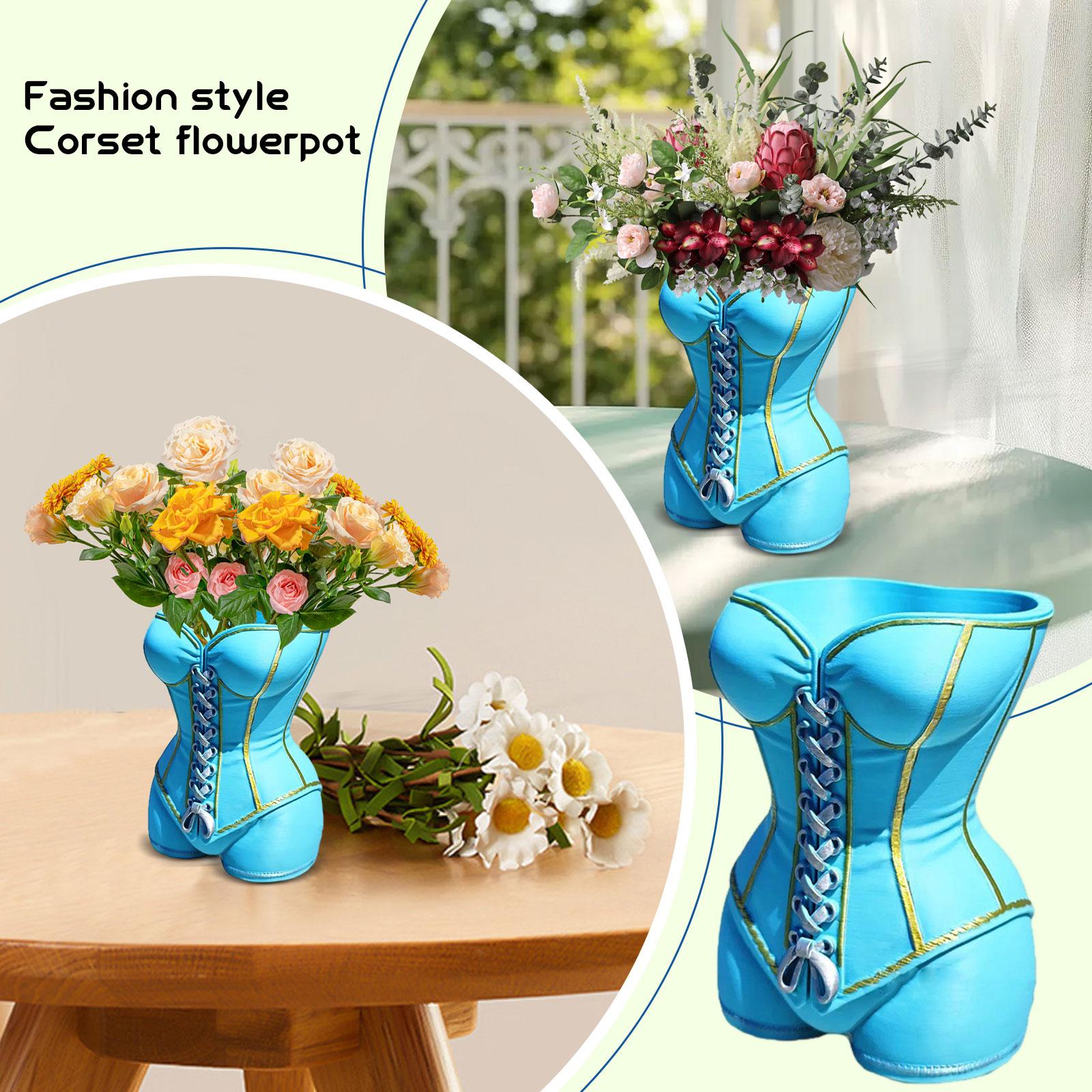 3D Printed Waist Flower Pot With Fashionable Waist Flower Pot One Size