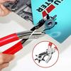 Durable 6-Size Leather Hole Punch Revolving Portable Belt Hole Puncher Carbon Steel Leather Punch Plier Household Leathercraft