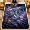 Flanelinis pledas Juventus FC Šiltas minkštas pledas naudojimui patalpoje ant sofos, lovos, svetainėje