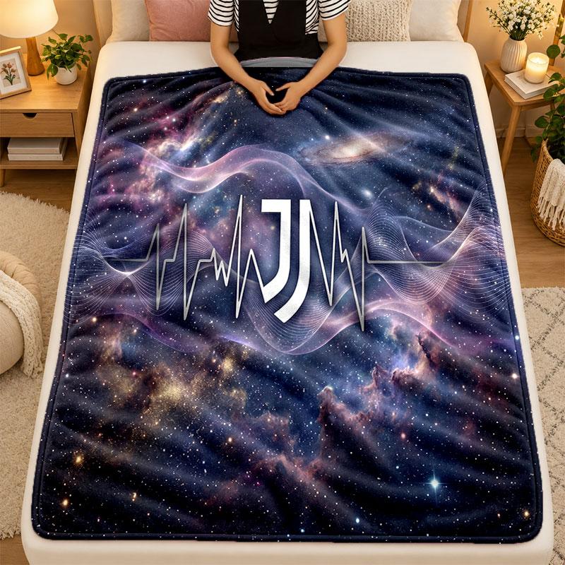 Flanelinis pledas Juventus FC Šiltas minkštas pledas naudojimui patalpoje ant sofos, lovos, svetainėje