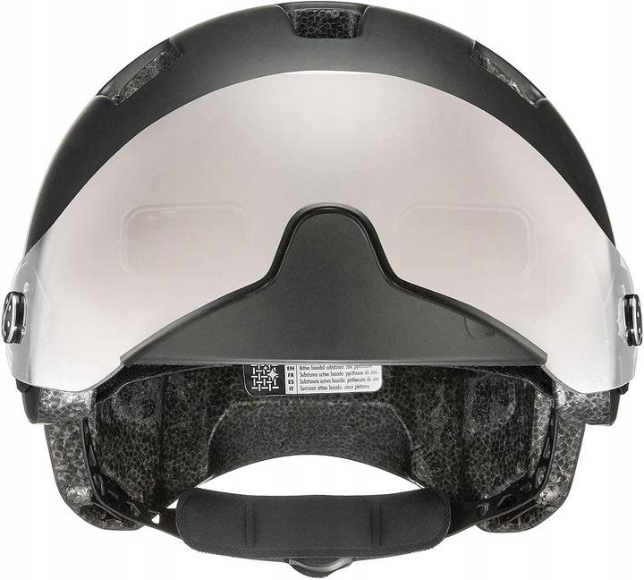 Kask Uvex Rush Visor Srebrny R. 55-58 Cm