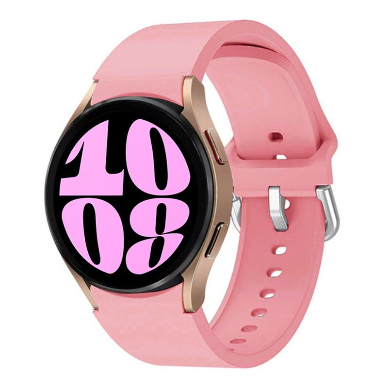 Silicone Band for Samsung Galaxy Watch 7/6/5/4 44mm 40mm/5 Pro 45mm Bracelet Galaxy Watch 4/6 Classic 47mm 43mm 46mm 42mm Strap