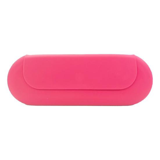 Silicone Makeup Brush Organizer Storage Box Large Capacity Magnetic Closure Waterproof Portable Travel Cosmetic Brush Case