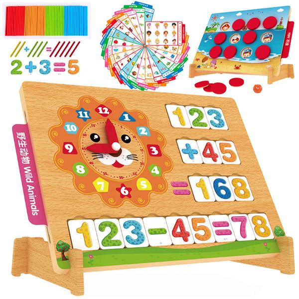 

Детская деревянная головоломка игрушка ребенок обучающая счетная математическая игра