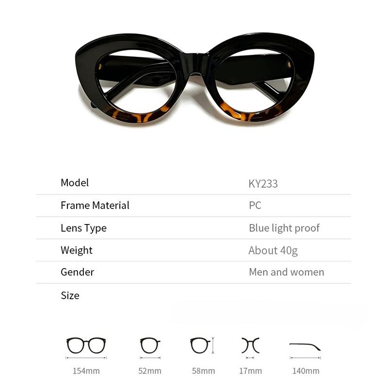 2026 New Large Frame Retro Cat Eye Presbyopia Glasses for Women Anti Blue Light High Definition Reading Eyewear +1.0 To +4.0