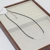 Korean Retro Black Crystal Freshwater Pearl Choker Necklace for Women
