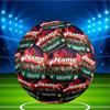 Custom Name Personalized Amed SK Print Size 5 Soccer Ball Training & Match Football, for Team, Kicking, Gift for Football Enthusiasts