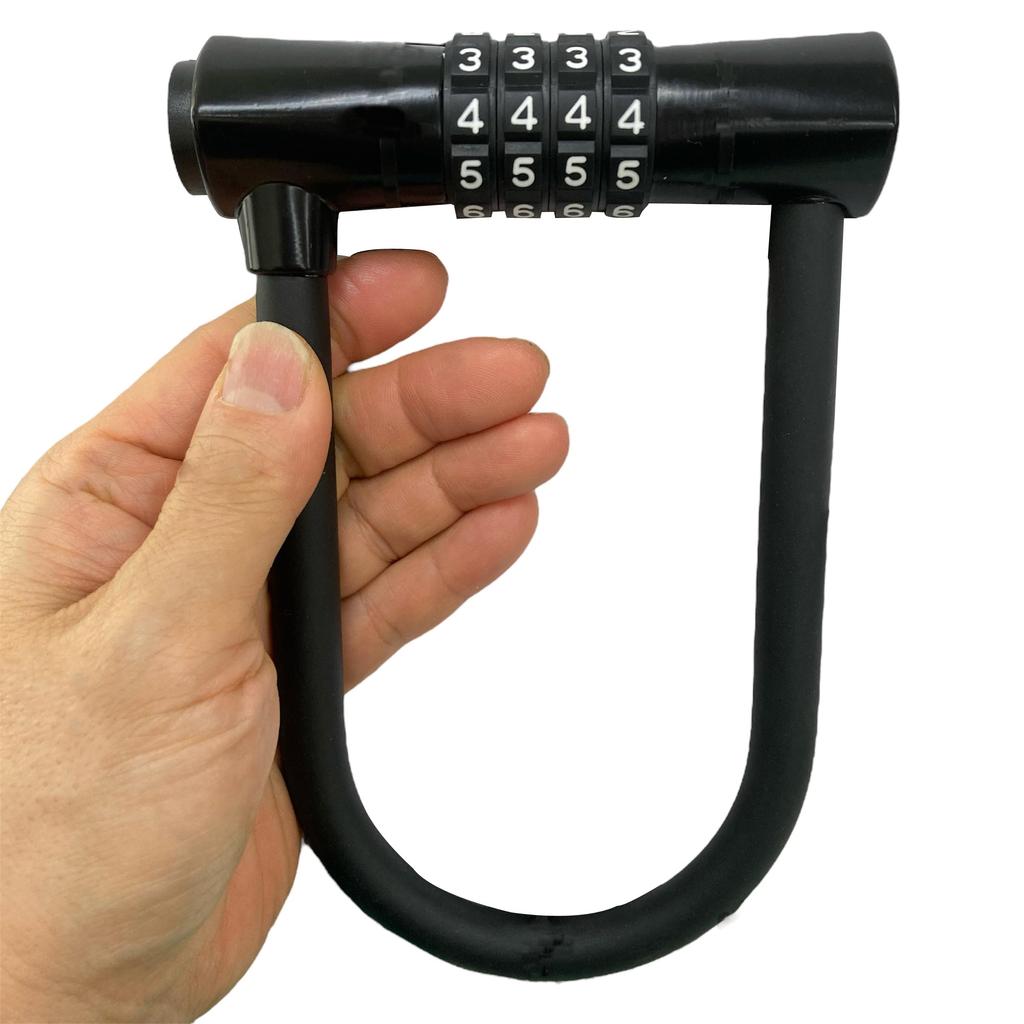 Top Sturdy Dial U-Lock 135x75mm Bicycle Anti-Theft Security Key Lock