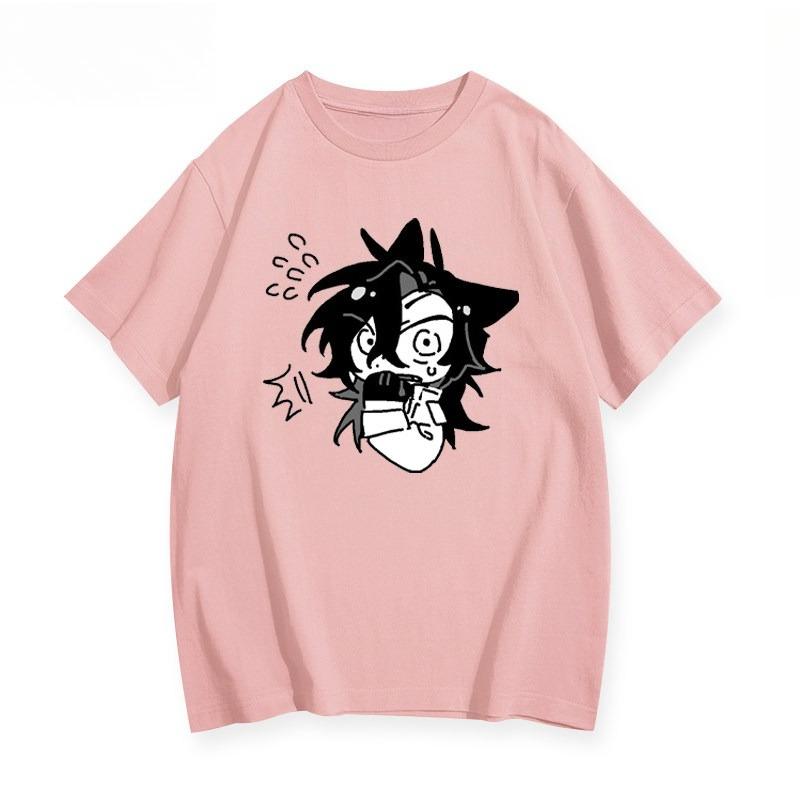 The Mysterious Master Leonards Surrounding Kleinke Meow Meow Style Cosplay Shortsleeved Tshirt for Men Suitable Summer