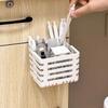 Plastic Retractable Small Baskets Space Saving Hanging Storage Box Utensil Holder  for Kitchen