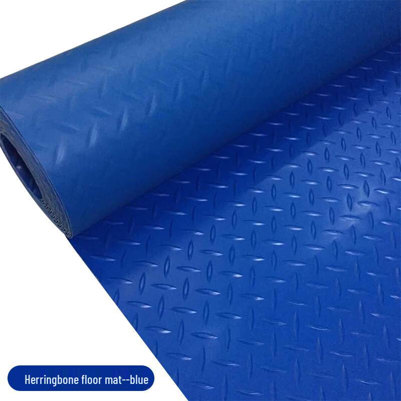 Jinsu Thickened Herringbone Anti-slip Rubber Floor Mat