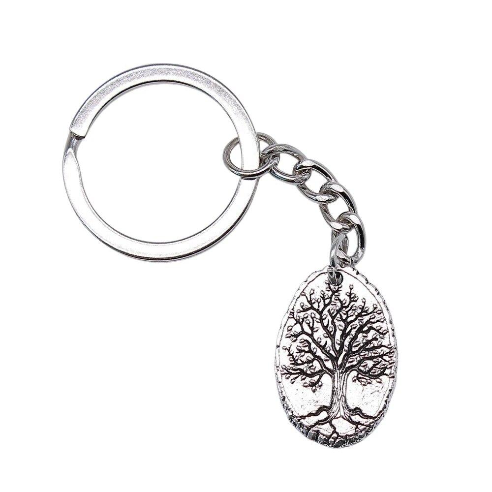 Tree Of Life Klíčenky Ozdoby Předměty Výroba šperků Velikost prstenu 28 mm