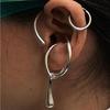 Fashionable Geometric Ear Bone Clip for Women Innovative Metal Twist Designs Without Piercing Everyday Casual Wear