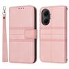 For Xiaomi Poco F7 5G/Redmi Turbo 4 Pro 5G Case Wallet Skin-Touch Leather Imprinted Phone Cover with Wrist Strap